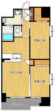 ウイングス折尾の間取り画像