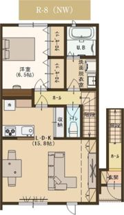 ユーソニアン柏崎・桜木Aの間取り画像