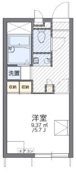 レオパレスクレールAKANEの間取り画像
