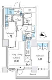 パークホームズ文京白山ヒルテラスの間取り画像