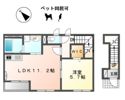 スカイハイツ ソレイユの間取り画像