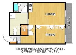 コーポ駿河の間取り画像