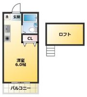 ハイツレインボーの間取り画像