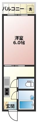 サンハイツ白川の間取り画像