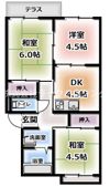 K･OJフラッツの間取り画像