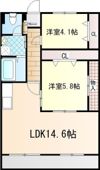 明宝マンションの間取り画像