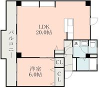 グローリーマンションの間取り画像