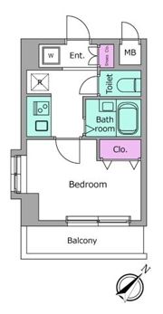 ビエラコート都立大学の間取り画像