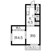 ミリオンハイツの間取り画像