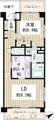 上北沢五丁目パーク・ホームズの間取り画像
