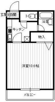 フィリー21B棟の間取り画像