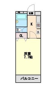 マンション峰山の間取り画像