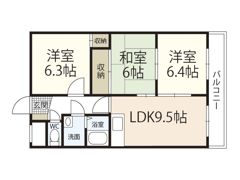 第3大上ビルの間取り画像