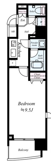 エスライズ本町東の間取り画像