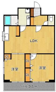 クレベール八千代の間取り画像