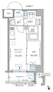 パークアクシス文京本郷の間取り画像