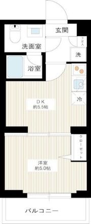 ベルシード板橋蓮根アンベリールの間取り画像