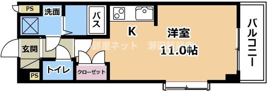 グランシャリオA棟の間取り画像