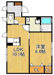 MAST緑ヶ丘 F棟の間取り画像