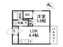 F Laxa SEAMの間取り画像