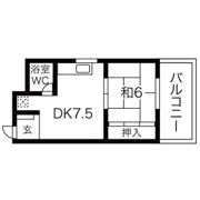 香里ロイヤルプラザの間取り画像