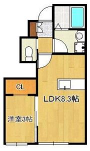Grand Maison水巻駅前の間取り画像