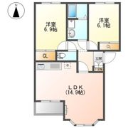 ハーフバレーⅡの間取り画像