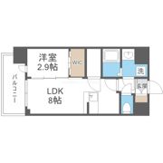 セレニテ天六ミラクの間取り画像