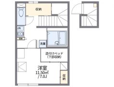 レオパレス南阪手Ⅱの間取り画像