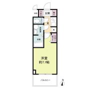 M-RESIDENCE新大阪Gardenの間取り画像