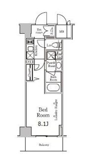 レジディア千駄木の間取り画像