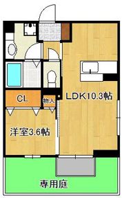 Fuga清納の間取り画像
