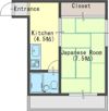 マンション藤の間取り画像