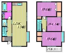 伊刈貸家の間取り画像