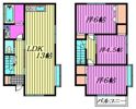 伊刈貸家の間取り画像