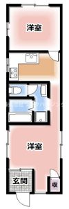 桜木町アパートの間取り画像