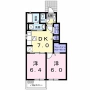 ラ・ポルトⅡの間取り画像