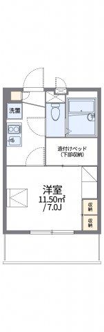 レオパレスIMAGOⅢの間取り画像