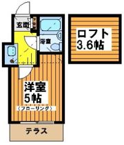 パレス方南の間取り画像