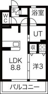 リジョイスリバー1の間取り画像