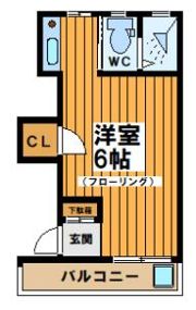 ハイツ藤の間取り画像