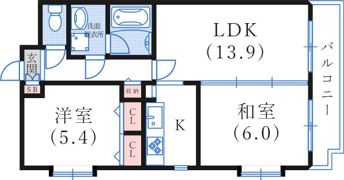 ベルシャトーの間取り画像