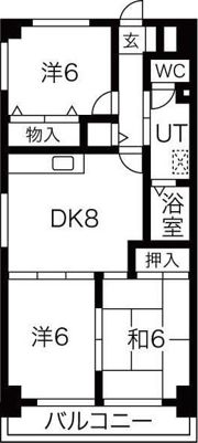 ガーデンコート喜多山南の間取り画像