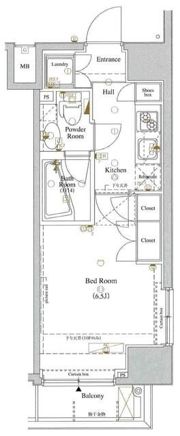 AXAS代々木アジールコートの間取り画像