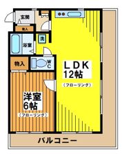 カーサヒビヤの間取り画像