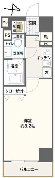 AXAS東京イーストガーデンの間取り画像