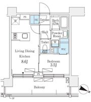 シーズンフラッツ町屋の間取り画像