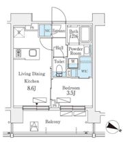 シーズンフラッツ町屋の間取り画像