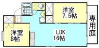 グランドハイツ西崎Ⅱの間取り画像