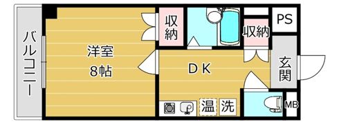 さつきハイムの間取り画像